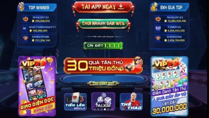 điểm danh nhận thưởng 50k vip79